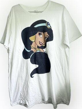 Disney Princess Jasmine of Aladdin Portrait Adult T-Shirt Size XL